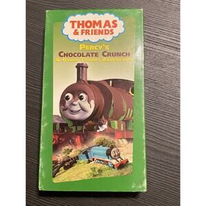 Vintage Thomas The Tank Engine & Friends Percy’s Chocolate Crunch VHS 2003 Video